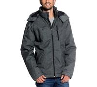 Gregster Men's Jacket Winter Jacket Outdoor Jacket Janick, Dark Grey, XL