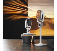 Greheywos 1800W Smart Space Heater with Thermostat, 120° Oscillation & Tilt Adjustment, Remote Control, Timer, Safety Protections, Quiet Portable Electric Heater for Bedroom, Office, Large Room