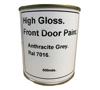 Grehge hes Ltd 1 x 500ml Anthracite Grey - Ral 7016 HIGH GLOSS Front & Garage Door Paint