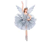 Grehge m Single Fairy Christmas Hanging Decoration | Silver