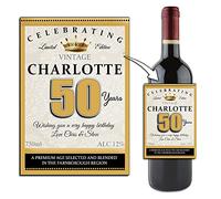 Grehge ne/Champagne Bottle Label ~ Happy Birthday Gift Idea N158 Any Age 18th 21st 30th 40th 50th 60th