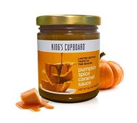 Grehge Pumpkin Spice Caramel Sauce - The Perfect Sauce for Ice Cream, Fruit Dip, Topping Desserts, Pumpkin Spice for Coffee - Gluten-Free, Kosher, All Natural Ingredients, Made in USA 10.4 oz