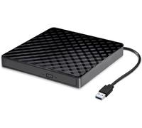 Grehge rnal CD DVD Drive Portable USB 3.0 Reader CD/DVD RW Burner Player Optical Slim DVD Low Noise Drive High Speed Data Transfer Super Drive for Laptop Desktop Mac,IOS, Windows 10/8/7/ XP/Linux