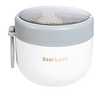Grehge tainer 20oz Canning Jars Food Storage Containers With Lids Meal Prep Containers Reusable Yogurt Cups Cereal Containers Storage Lunch Box Containers Overnight Oats Containers With Lid (White)
