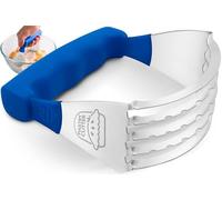 Grehge ter Tool - Heavy Duty Stainless Steel Pastry Dough Blender for Baking, Comfortable Handle, Dishwasher Safe, Create Perfectly Flaky Pie Crust, Biscuits & More - Blue, PQ-PCDB-300B