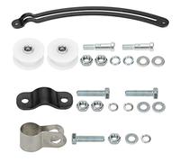 GREHUA Upgrade Arch Idler Pulley Chain Tensioner Roller Adjuster Kit For 2 Stroke 48cc 50cc 60cc 66cc 80cc 4 Stroke 49cc Engine Gas Motorized Bicycle Parts Motor Heavy Duty Rainbow Shape Bracket Black