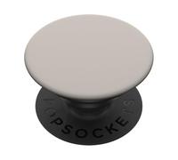 Greige Gray Stone Beige Simple 1 Color Minimal Neutral Nude PopSockets Adhesive PopGrip
