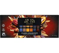 Grein & Black Organic Classic Collection, 180g - Box of 12 Miniature Milk & Dark Chocolate Bars - Assorted Premium Organic Chocolates (Pack of 1)