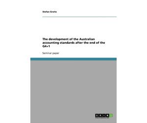 Greite - development of the Australian accounting standards after the - E555z