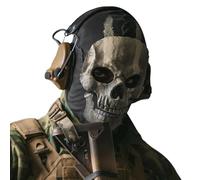 greitenty Ghost Skull Mask Latex Full Head Cod Skeleton Modern Warfare Mask Halloween Cosplay Props (Style A)