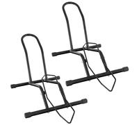 GRELiving 1/2 Piece Bicycle Stand Steel Adjustable Bicycle Holder Professional Floor Freestanding Stand Stable Bicycle Stand for 20-29 Inch MTB, E-Bikes, Road Bike (Pack of 2)