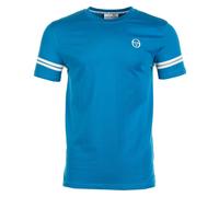 Grello Crew Neck T Shirt Mykonos Blue Gardenia, Large