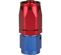 Greluma 1 Piece 6AN Straight Hose End Fitting Swivel for Braided Fuel Oil Gas Line Hose End, Aluminium