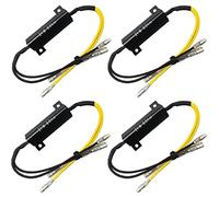 Greluma 4 Pcs 21W 6 Ohm LED Power Resistor Load Resistor for SMD LED Mini Indicators for Right Flashing Frequency(New Version)