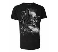 Gremlin Genuine Darkside Mens Horror Chainsaw Stripe Film T Shirt Small Black