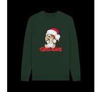 Gremlins Father Gizmo Unisex Sweatshirt Colour: Evergreen, Size: XXL Gremlins Dark Green 2XL