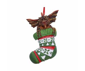 GREMLINS GIZMO / GRETA IN FAIRY LIGHTS HANGING CHRISTMAS TREE ORNAMENT NEW BOXED