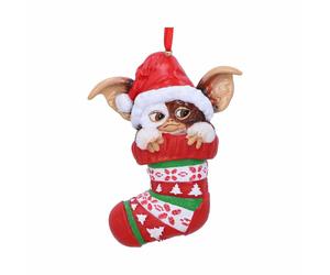 GREMLINS GIZMO / GRETA IN FAIRY LIGHTS HANGING CHRISTMAS TREE ORNAMENT NEW BOXED