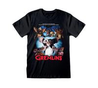 Gremlins Men's Retro Poster T-Shirt in Black | Size: Medium Gremlins Black M