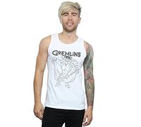 Gremlins Men's Spike's Glasses Vest White Large