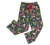 Gremlins Men's Stripe & Gizmo Lounge Pants in Charcoal | Size: Medium Gremlins Charcoal M