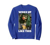 Gremlins Morning Monster Sweatshirt, Adult Unisex, Royal Blue, Medium