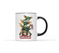 Gremlins Mug - Dark Comedy Horror Film Coffee Cup Perfect Ideal Present Gift Idea Heavy Duty Ceramic Handle Coated Dishwasher Microwave Safe (Black Handle)