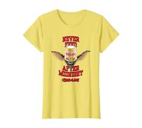 Gremlins Never Feed Halloween T-Shirt, Women, Lemon Yellow, X-Large
