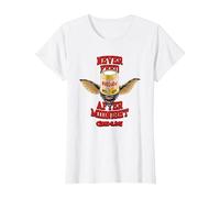 Gremlins Never Feed Halloween T-Shirt, Women, White, 3X-Large