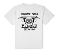 Gremlins Official Kingston Falls '84 T-Shirt - White | Size: 2XL Gremlins White 2XL