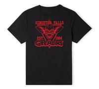 Gremlins Official Stripe Collegiate T-Shirt - Black | Size: XL Gremlins Black XL