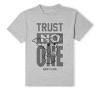 Gremlins Official Trust One Mogwai T-Shirt - Grey | Size: Large Gremlins Grey L