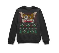Gremlins Official Ugly Knit Christmas Sweatshirt in Black Gremlins Black One Size