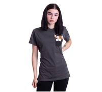Gremlins - Pocket Gizmo Dark Grey - T-Shirt - grey - XS - 100% Cotton XS