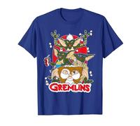Gremlins Popcorn T-Shirt, Men, Royal Blue, XX-Large