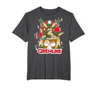 Gremlins Popcorn T-Shirt, Men's Big and Tall, Dark Heather Grey, 3X Tall