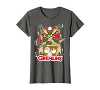 Gremlins Popcorn T-Shirt, Women, Asphalt Grey, X-Large