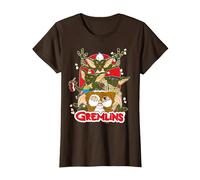 Gremlins Popcorn T-Shirt, Women, Brown, Small