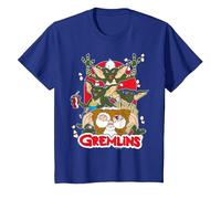Gremlins Popcorn T-Shirt, Youth, Royal Blue, Small