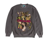 Gremlins Trouble Brewing Vintage Wash Charcoal Sweater