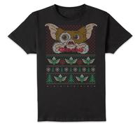 Gremlins Ugly Knit Men's Christmas T-Shirt - Black | Size: 2XL Gremlins Black 2XL