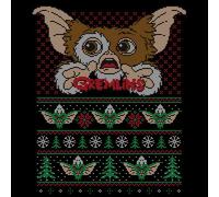 Gremlins Ugly Knit Women's Christmas T-Shirt - Black - XL