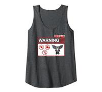 Gremlins Warner Tank Top, Women, Dark Heather Grey, X-Large