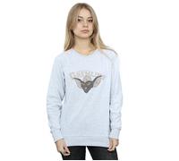 Gremlins Women's Kingston Falls Sport Sweatshirt in Grey | Size: Large Gremlins Grey L