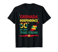 Grenada 50th Independence Day Grenadian Pride Grenada Flag T-Shirt
