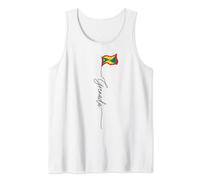 Grenada flag, Caribbean island, Grenadian Patriotic Flag Tank Top
