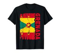 Grenada Flag Grenadian Roots Grenada Souvenir T-Shirt