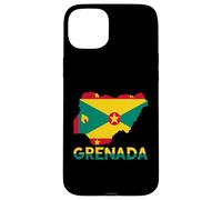 Grenada Flag Map Grenadian Pride Patriotic Grenadian Roots Case for iPhone 15 Plus