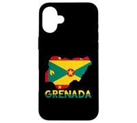 Grenada Flag Map Grenadian Pride Patriotic Grenadian Roots Case for iPhone 16 Plus