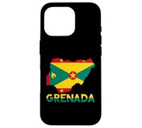 Grenada Flag Map Grenadian Pride Patriotic Grenadian Roots Case for iPhone 16 Pro